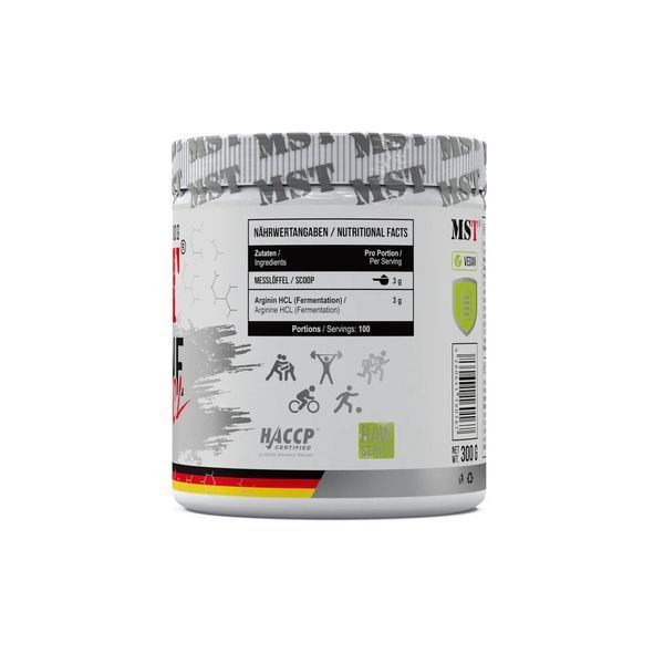 MST Nutrition Arginine HCL, 300 грам CN3491 фото