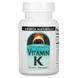 Source Naturals Vitamin K 500 mcg, 200 таблеток CN12566 фото 1