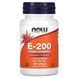 NOW Vitamin E-200 D-Alpha Tocopheryl, 100 капсул CN13416 фото 1