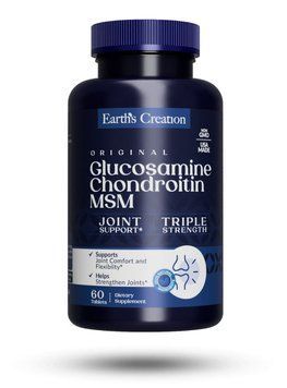Earth&lsquo;s Creation Glucosamine Chondroitin MSM, 60 таблеток CN13747 фото