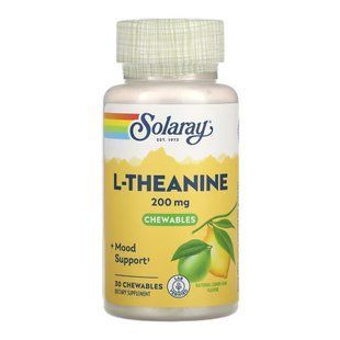 L-Theanine 200mg - 30 chewables 2023-10-6789 фото
