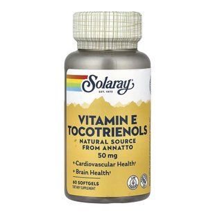 Vitamin E Tocotrienols, Annatto 50mg - 60 softgels (До 10.26) 2024-11-0001 фото