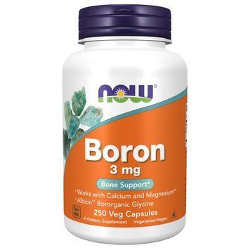 NOW Boron 3 mg, 250 капсул CN9252 фото
