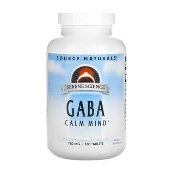 Serene Science&reg; GABA 750 mg - 180 tabs 2023-10-5114 фото