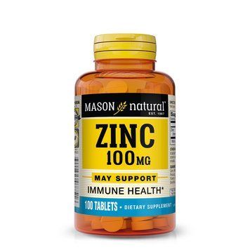 Mason Natural Zinc 100 mg, 100 таблеток CN10987 фото