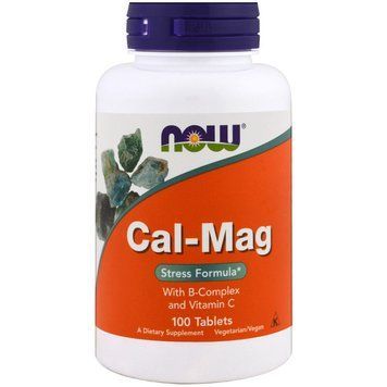 NOW CAL-MAG 500/250 mg, 100 таблеток CN3614 фото