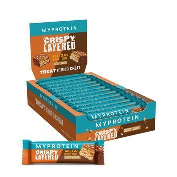 MyProtein Crispy Layered, 12*58 грамм - Шоколад-карамель CN12928-2 фото
