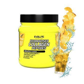 Evolite Nutrition Hydrolyzed Collagen Peptides, 300 грам - Ананас CN14838-1 фото
