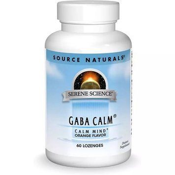 Source Naturals Serene Science GABA, 60 леденцов - Апельсин CN12082-1 фото