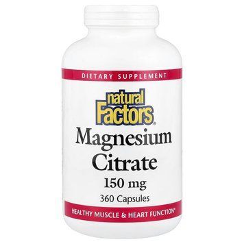 Natural Factors Magnesium Citrate 150 mg, 360 капсул CN16754 фото