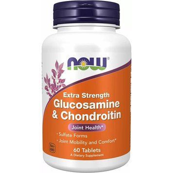 NOW Glucosamine & Chondroitin, 60 таблеток CN12518 фото