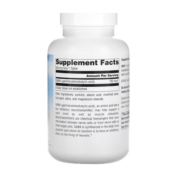 Serene Science&reg; GABA 750 mg - 180 tabs 2023-10-5114 фото