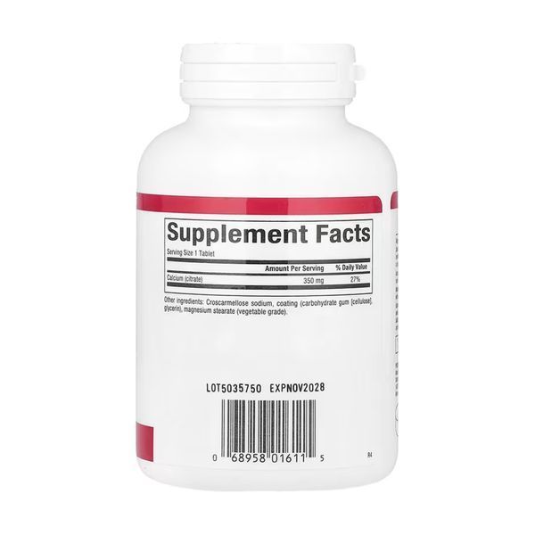 Calcium Citrate 350mg - 90 tabs 2023-10-5742 фото