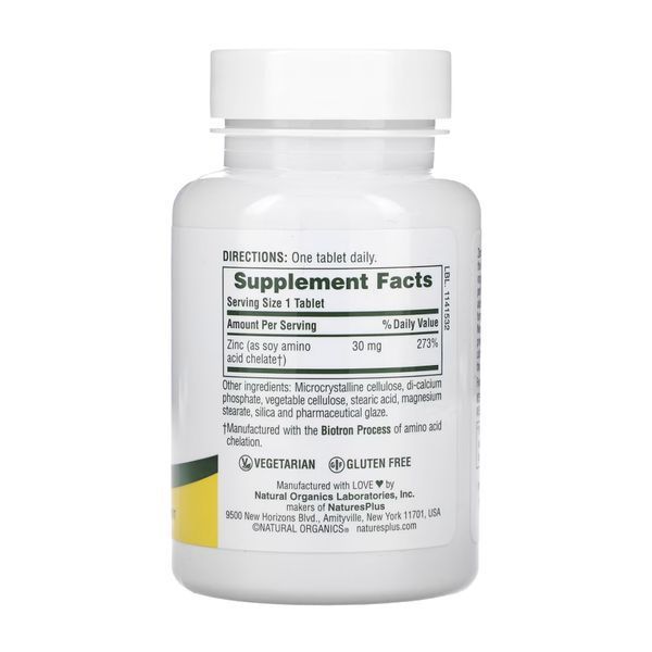 Zinc 30mg - 90 tabs (Повреждена банка) 2024-11-0386 фото