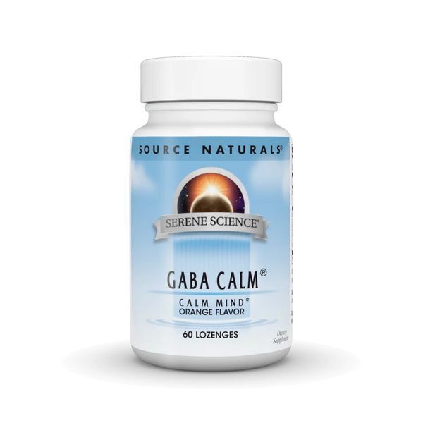 Source Naturals Serene Science GABA Calm, 60 льодяників - Апельсин CN12082-1 фото