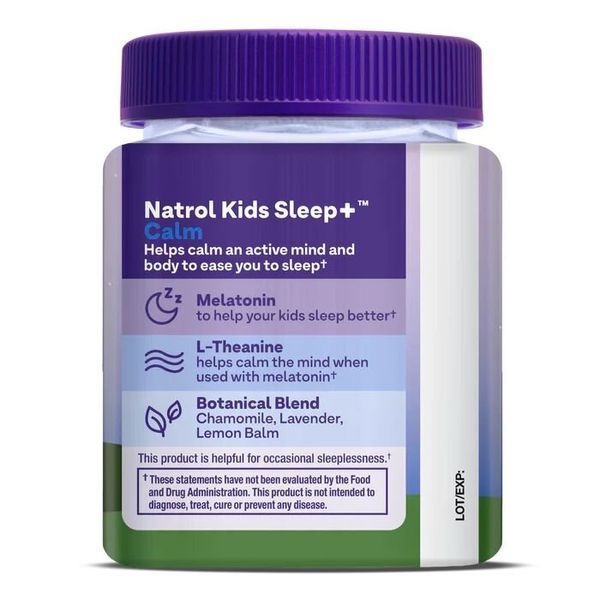 Natrol Kid's Sleep + Calm, 60 желейок - Полуниця CN16030-1 фото