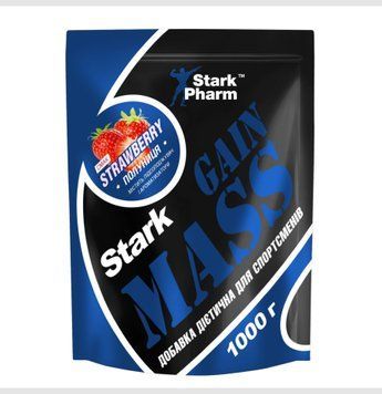 Stark Gain Mass Ostrowia Whey - 1000g Strawberry 100-93-0433468-20 фото