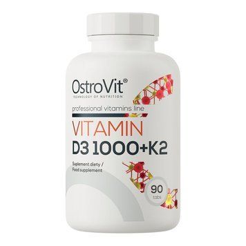 OstroVit Vitamin D3 1000+K2, 90 таблеток CN15332 фото