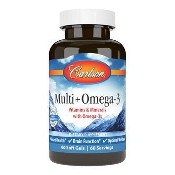 Carlson Labs Multi + Omega 3, 60 капсул CN10057 фото