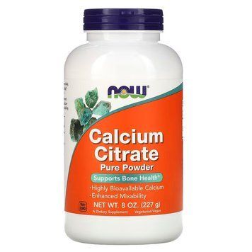 NOW Calcium Citrate, 227 грамм CN10227 фото