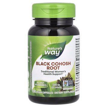 Nature's Way Black Cohosh Root 540 mg, 100 вегакапсул CN10698 фото