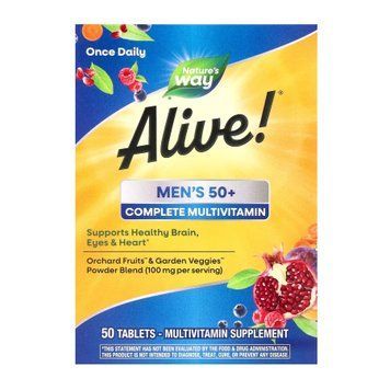 Men's 50+ Complete Multivitamin - 50 tabs (До 09.26) 2023-10-7943 фото