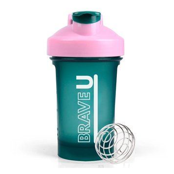 Shaker - 400ml Green Pink 2023-10-7554 фото