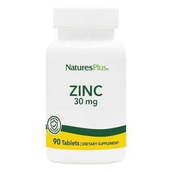 Natures Plus Zinc 30 mg, 90 таблеток CN11697 фото
