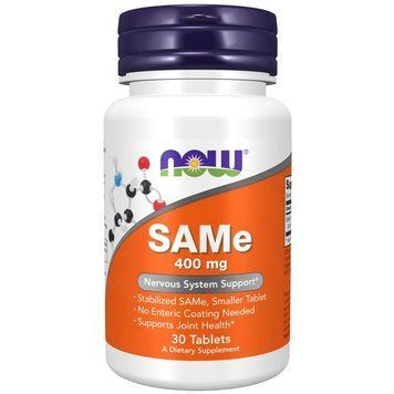 NOW SAMe 400 mg, 30 таблеток CN13242 фото
