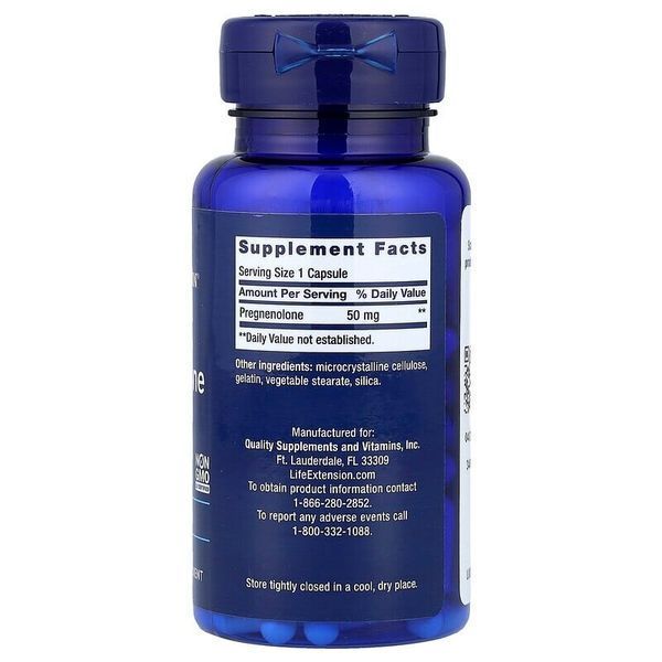 Life Extension Pregnenolone 50 mg, 100 таблеток CN17300 фото