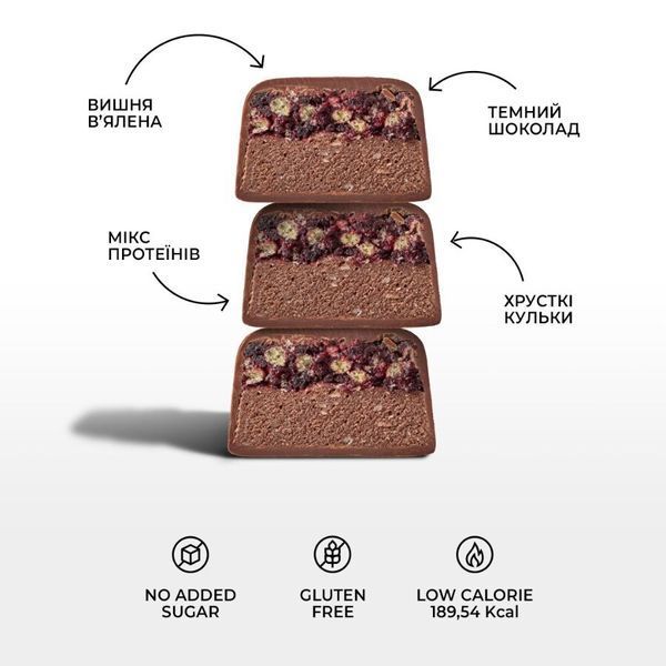 Spacefood Space Bite Protein Bar Chocolate-Cherry, 10*45 грамм CN15956 фото