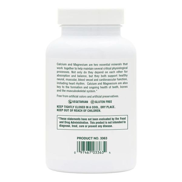 Natures Plus Cal/Mag 500 mg/250 mg, 90 таблеток CN14299 фото
