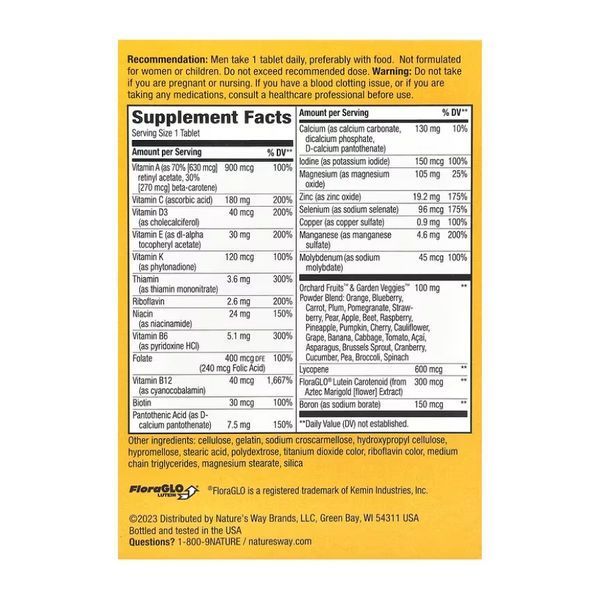 Men's 50+ Complete Multivitamin - 50 tabs (До 09.26) 2023-10-7943 фото
