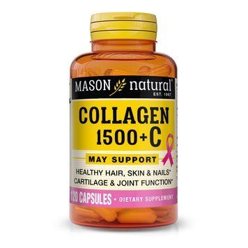 Mason Natural Collagen 1500 + Vitamin C, 120 капсул CN10990 фото