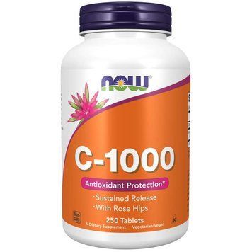 NOW Vitamin C-1000, 250 таблеток CN6706 фото