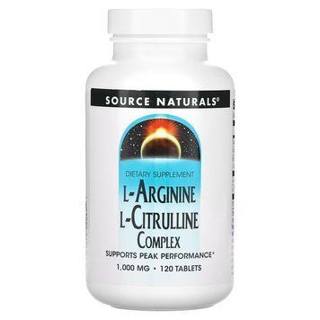 Source Naturals L-Arginine L-Citrulline Complex, 120 таблеток CN12521 фото