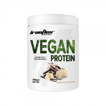 IronFlex Vegan Protein, 500 грамм - Ванильное печенье CN11478-3 фото