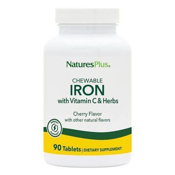 Natures Plus Chewable Iron, 90 таблеток CN11743 фото