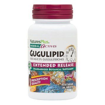 Natures Plus Herbal Actives Gugulipid, 30 таблеток CN14300 фото