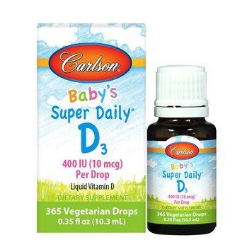 Carlson Labs Baby's Super Daily D3 400 IU, 10.3 мл CN6380 фото