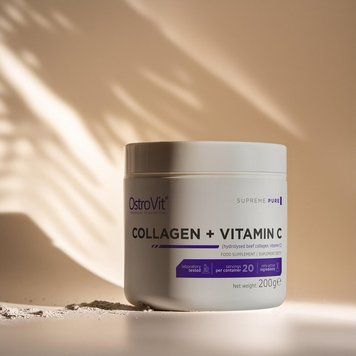 OstroVit Collagen + Vitamin C, 200 грам - Без смаку CN3837-1 фото