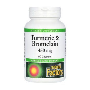 Turmeric & Bromelain 450mg - 90 caps 2023-10-5744 фото