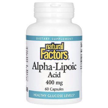 Natural Factors Alpha-Lipoic Acid 400 mg, 60 капсул CN16777 фото