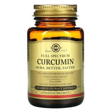 Solgar Curcumin, 30 капсул CN10107 фото