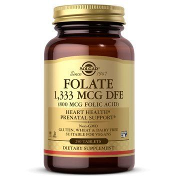 Solgar Folate 1333 mcg, 250 таблеток CN6106 фото