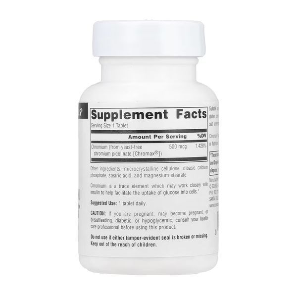 Ultra Chromium Picolinate 500&trade; 500 mcg - 60 tabs 2023-10-5116 фото
