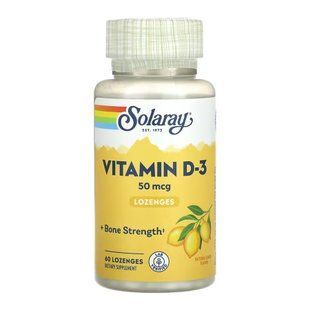 Vitamin D-3 50mcg - 60 lozenges 2023-10-6967 фото