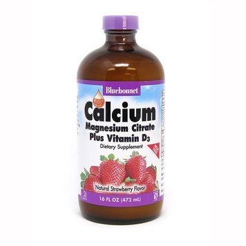Bluebonnet Nutrition Calcium Magnesium Citrate plus Vitamin D3, 472 мл - Клубника CN5084-2 фото