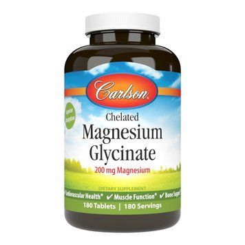 Carlson Labs Chelated Magnesium Glycinate, 180 таблеток CN6976 фото