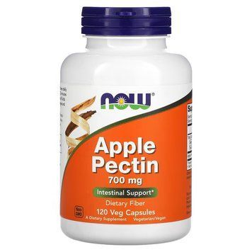 NOW Apple Pectin 700 mg, 120 вегакапсул CN9973 фото